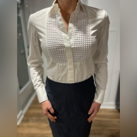 Boss designer cotton dress shirt size 2 - Picture 3 of 4